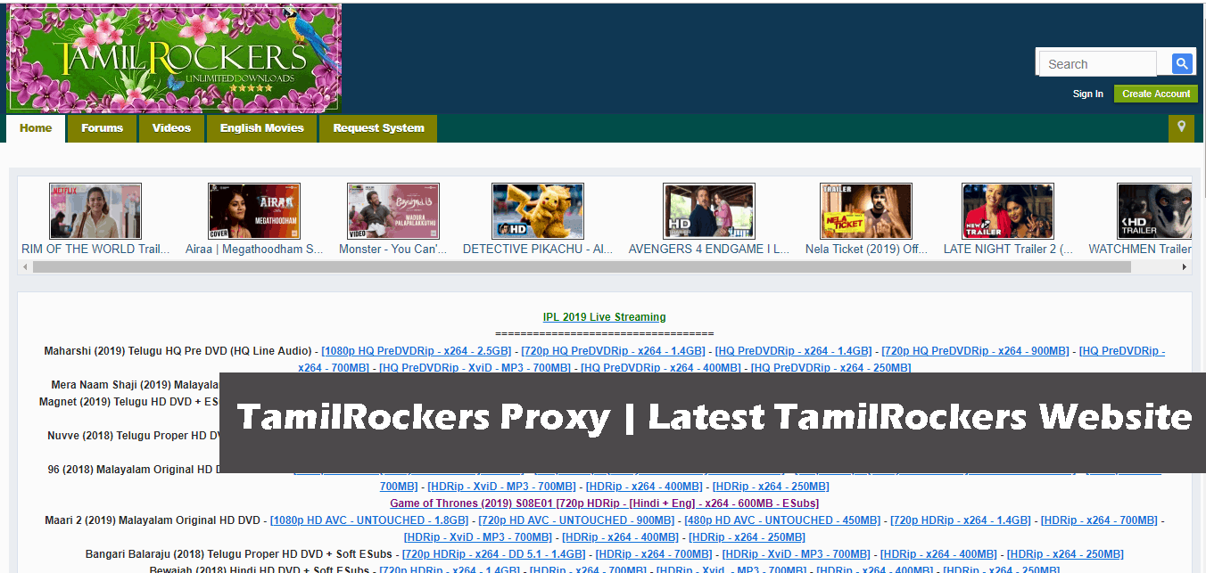 TamilRockers Proxy 20+ Websites Unblock TamilRockers Instantly Open