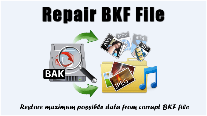 USE THIRD PARTY BKF FILE RECOVERY FREEWARE