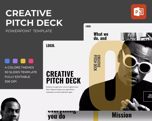 Creative Pitch Deck PowerPoint Template