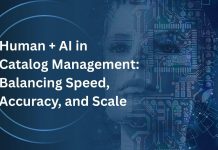 human + AI catalog management