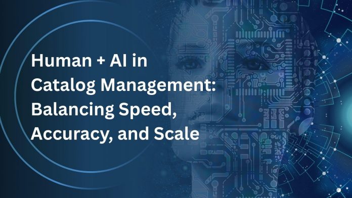 human + AI catalog management